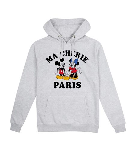 Disney - Sweat à capuche PARIS - Femme (Gris chiné) - UTTV2084