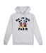 Disney - Sweat à capuche PARIS - Femme (Gris chiné) - UTTV2084-1