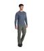 Mens Solarshield+ Nosilife Long-sleeved T-shirt Dark Pewter Craghoppers-4
