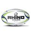 Ballon De Rugby Cyclone Taille 5 Blanc Rhino-1