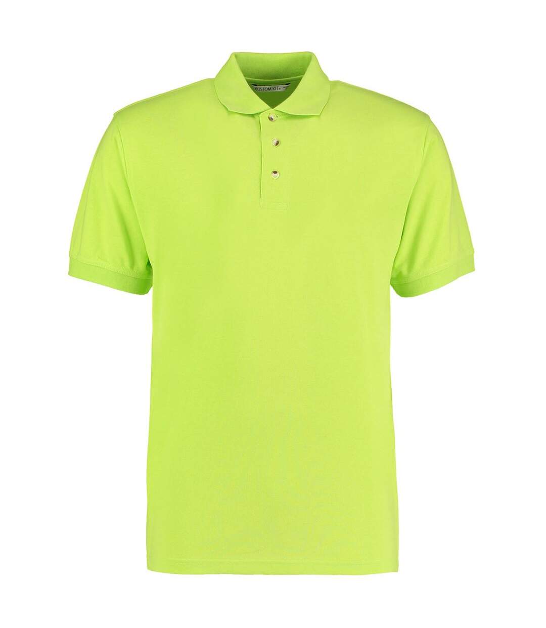 Polo À Manches Courtes Homme Vert Citron Kustom Kit-1