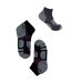 3 Pack Ladies Anti Sweat Ankle Sports Socks with Heel Padding-3