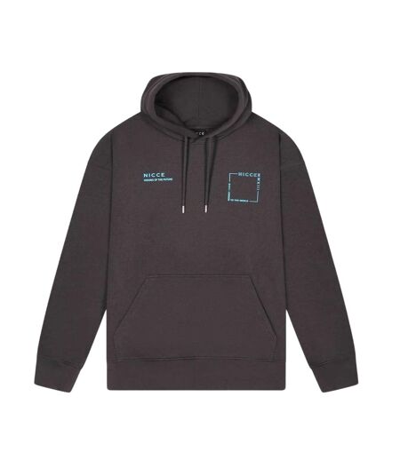 Mens Davido Long-sleeved Hoodie Coal Nicce
