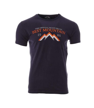T-shirt marine homme best mountain 2004 - l