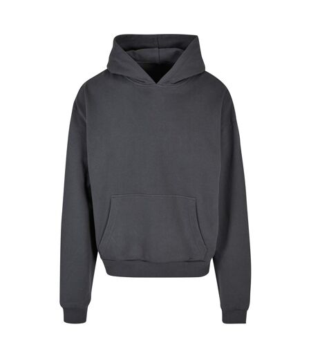 Build Your Brand Mens Ultra Heavyweight Hoodie (Dark Grey)