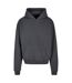 Build Your Brand Mens Ultra Heavyweight Hoodie (Dark Grey)