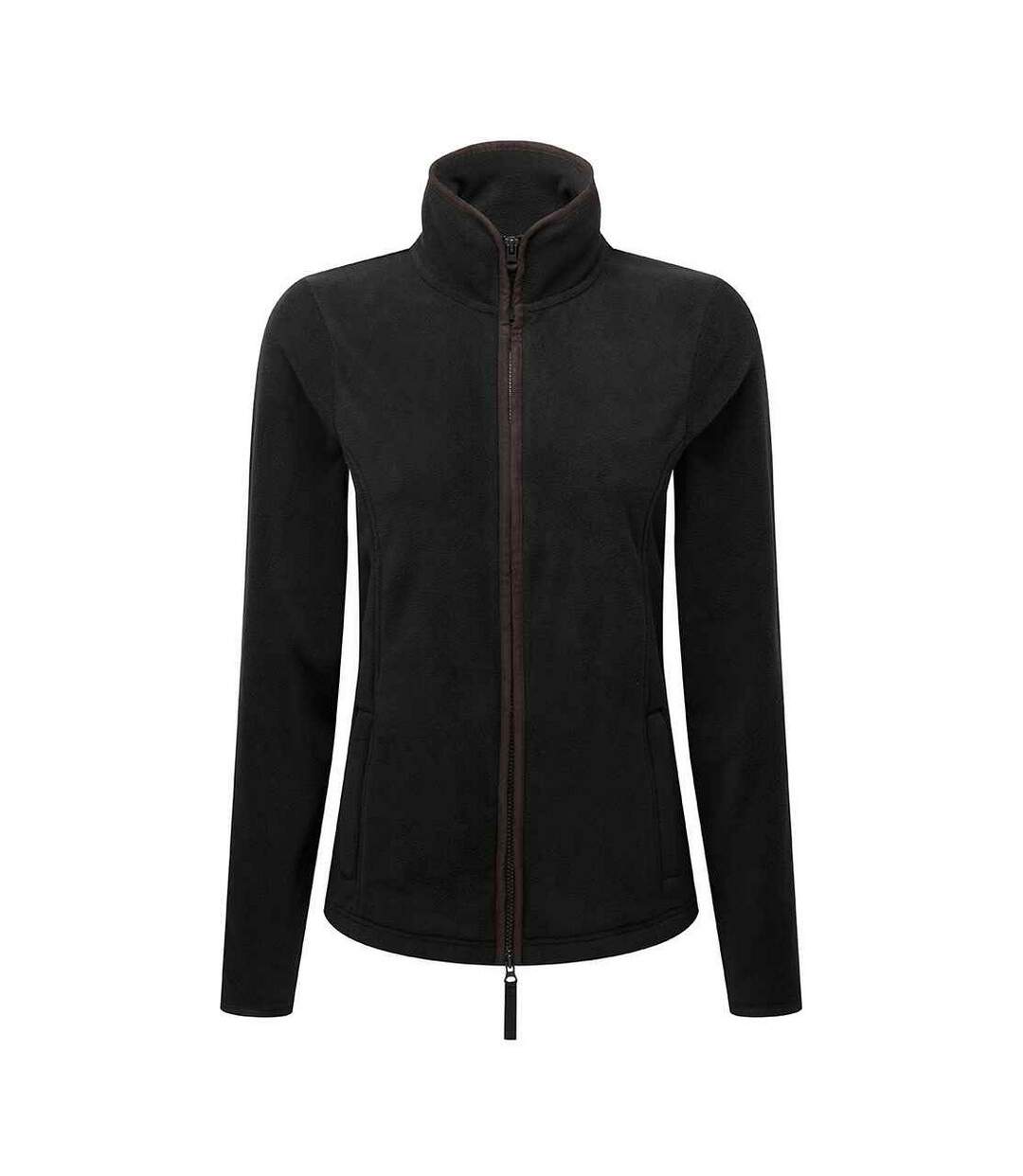 Veste polaire artisan femme noir / marron Premier