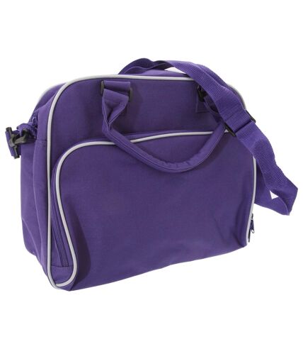 Sac de danse messager 15 litres taille unique violet/gris clair Bagbase