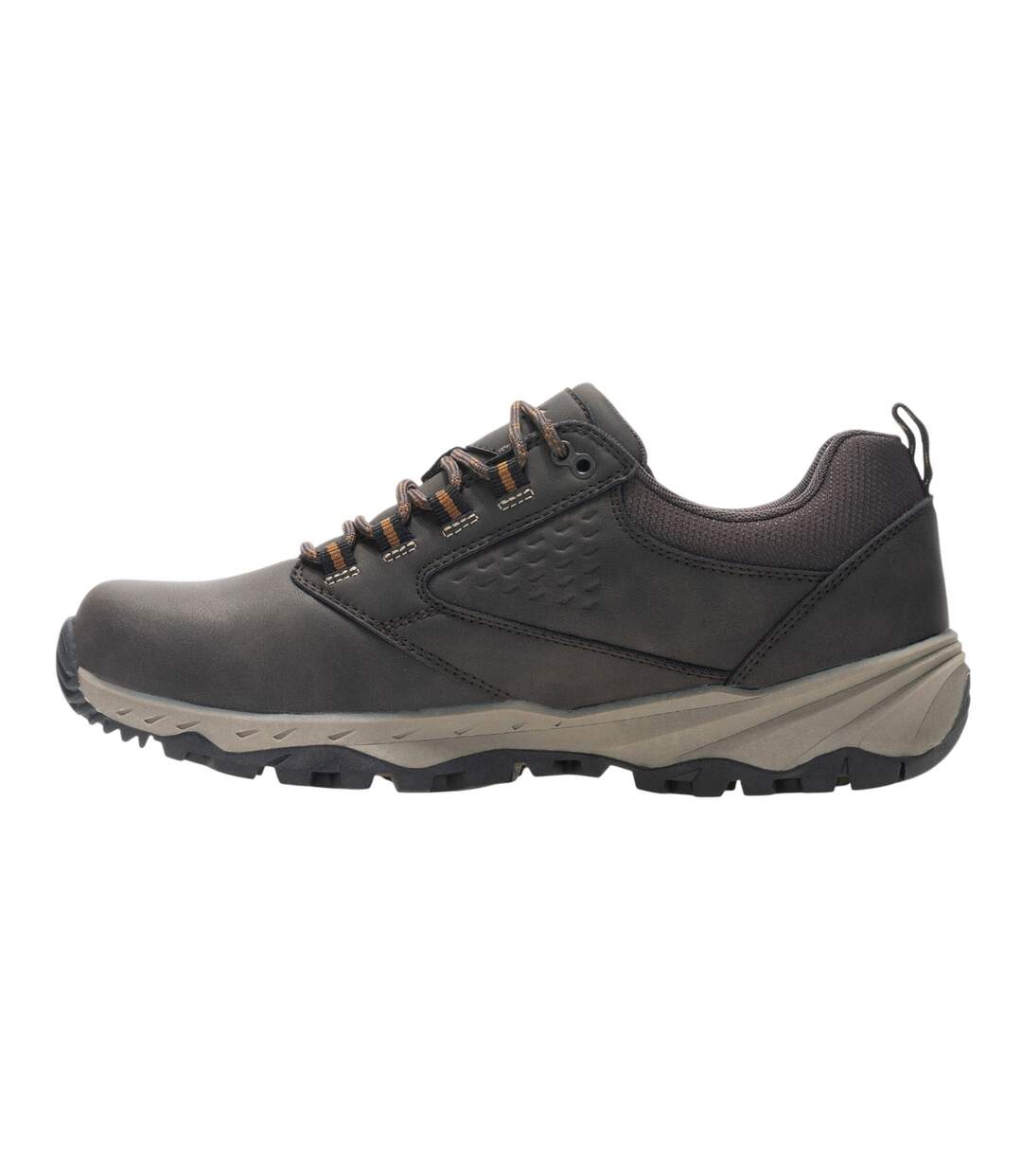 Chaussures Basses De Marche Imperméables Amble Homme Marron Gris Foncé Marron Clair Regatta-3