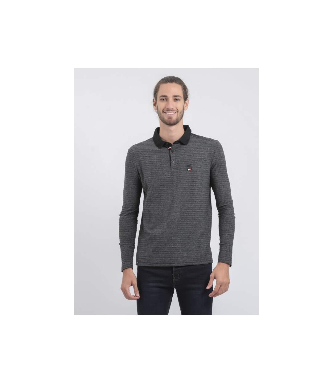 Polo manches longues pur coton PINSAC-1
