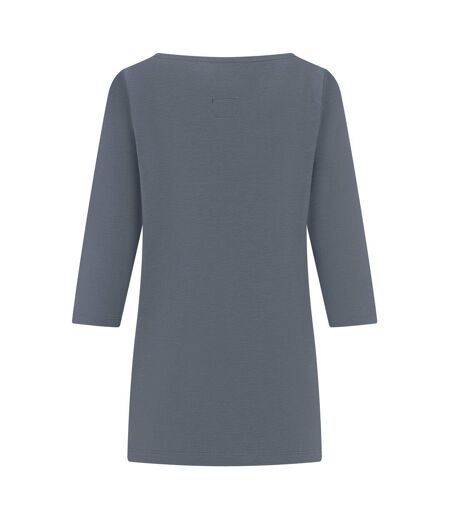 T-shirt Pevia Femme Gris Foncé Chiné Regatta