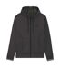 Mens Stretch Sport Full Zip Hoodie Dark Grey Boss-2