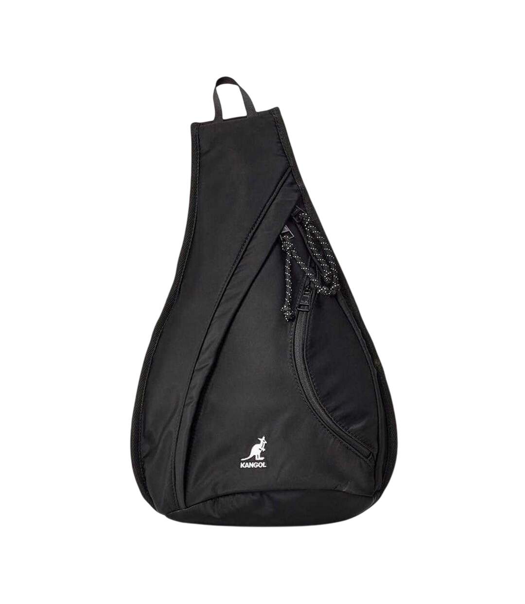 Logo Sling Backpack One Size Black Print Kangol-1