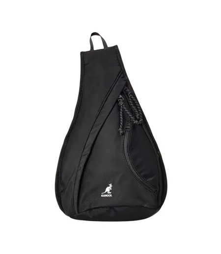 Logo Sling Backpack One Size Black Print Kangol