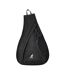 Logo Sling Backpack One Size Black Print Kangol-1