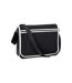 Bagbase Retro Messenger Bag (Black/White) (One Size) - UTRW9391
