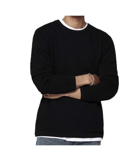 Pull Noir Homme Only & Sons Spanter - L