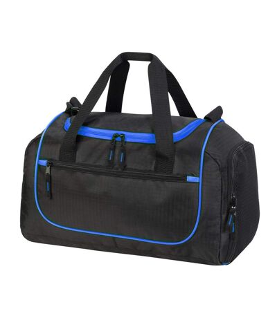 Shugon Piraeus Shoulder Strap Carryall Bag (Black/Royal) (One Size) - UTBC3807