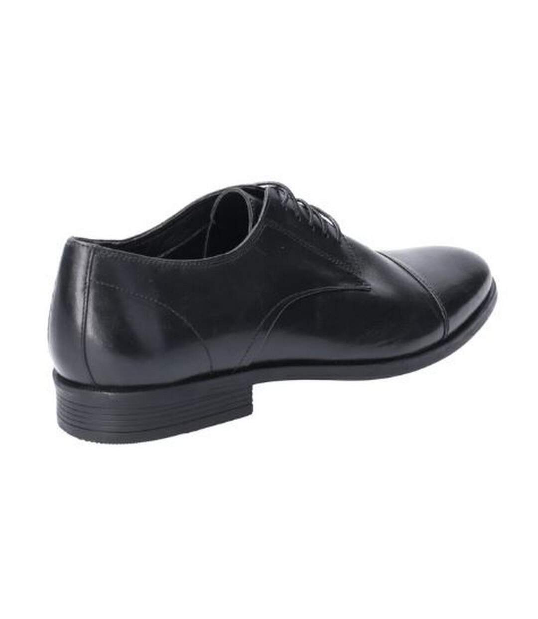 Chaussures en cuir ollie homme noir Hush Puppies