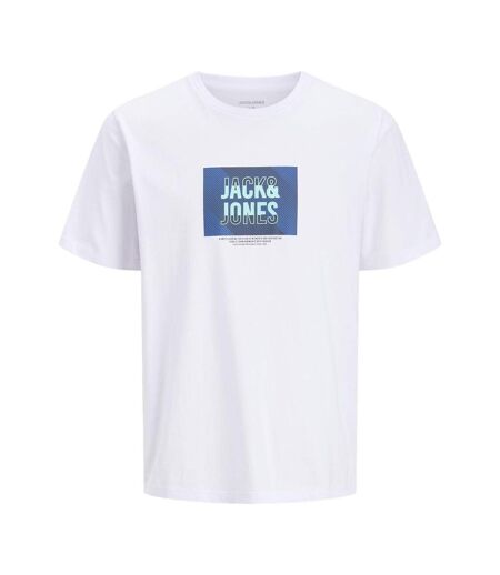 T-Shirt blanc homme jack & jones hudson