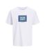 T-Shirt blanc homme jack & jones hudson-1
