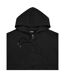 Mens Embroidered Logo Full Zip Hoodie Black No Fear-4