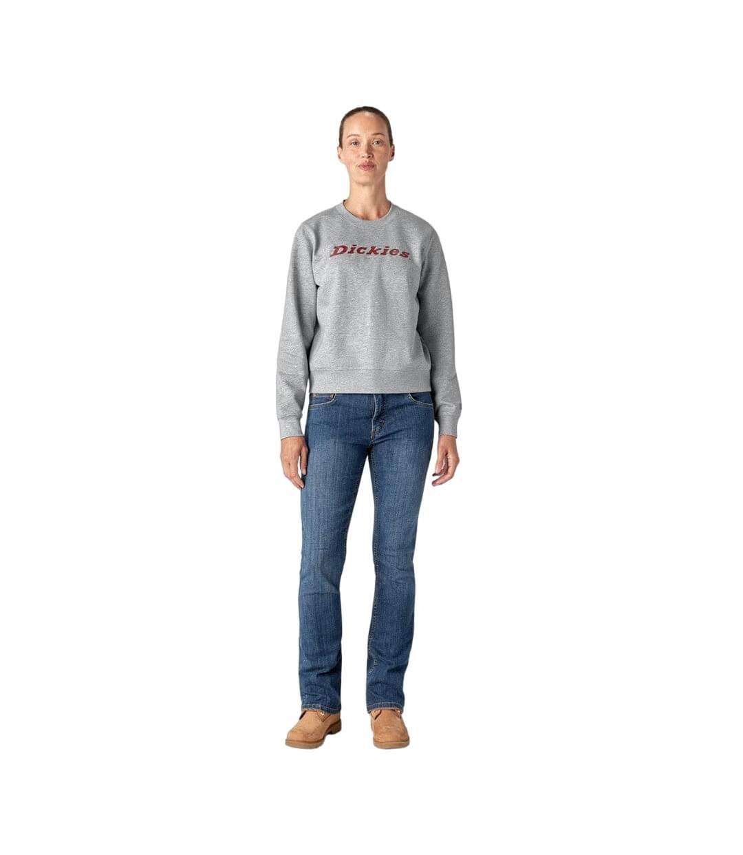 Sweat femme gris chiné Dickies