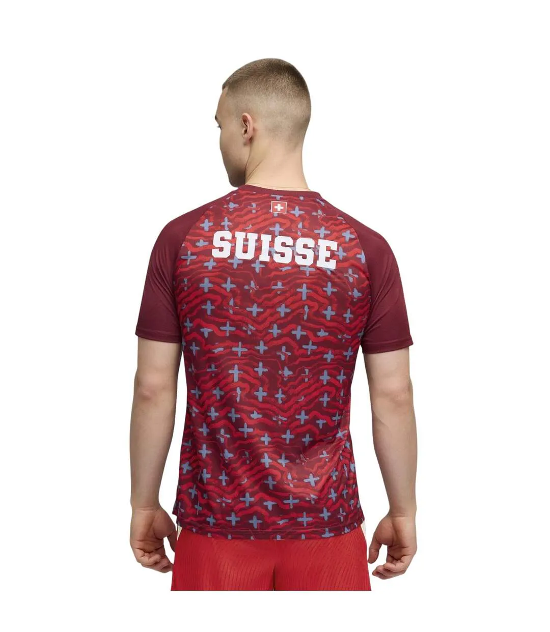 Mens World Cup 2026 Switzerland Fc Short-sleeved Football Shirt Red White Puma-4