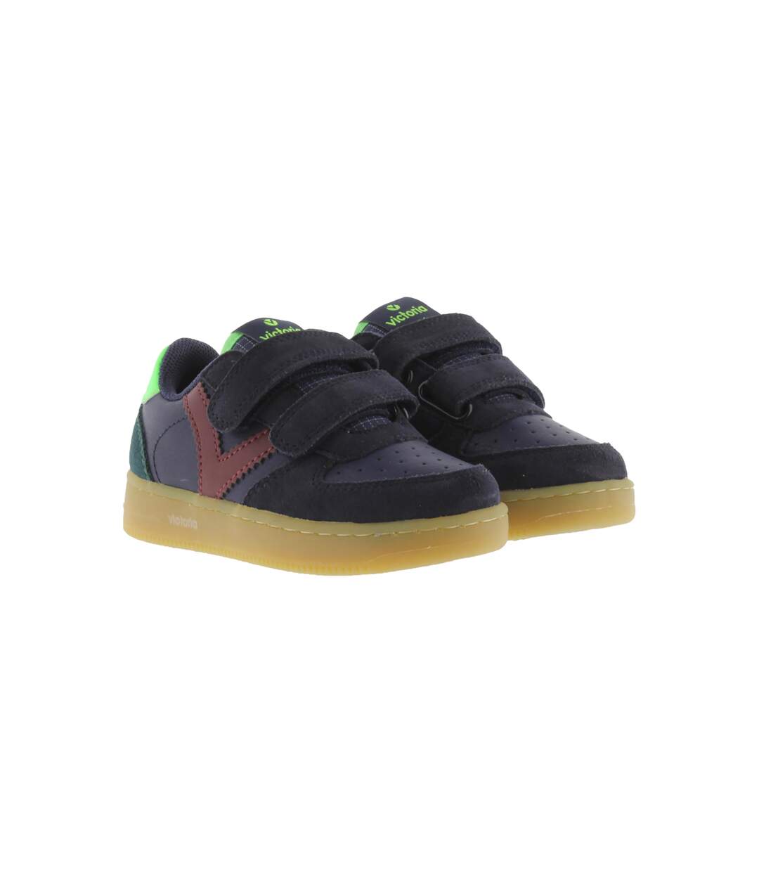 Basket Basse Enfant Cuir Victoria Time-3