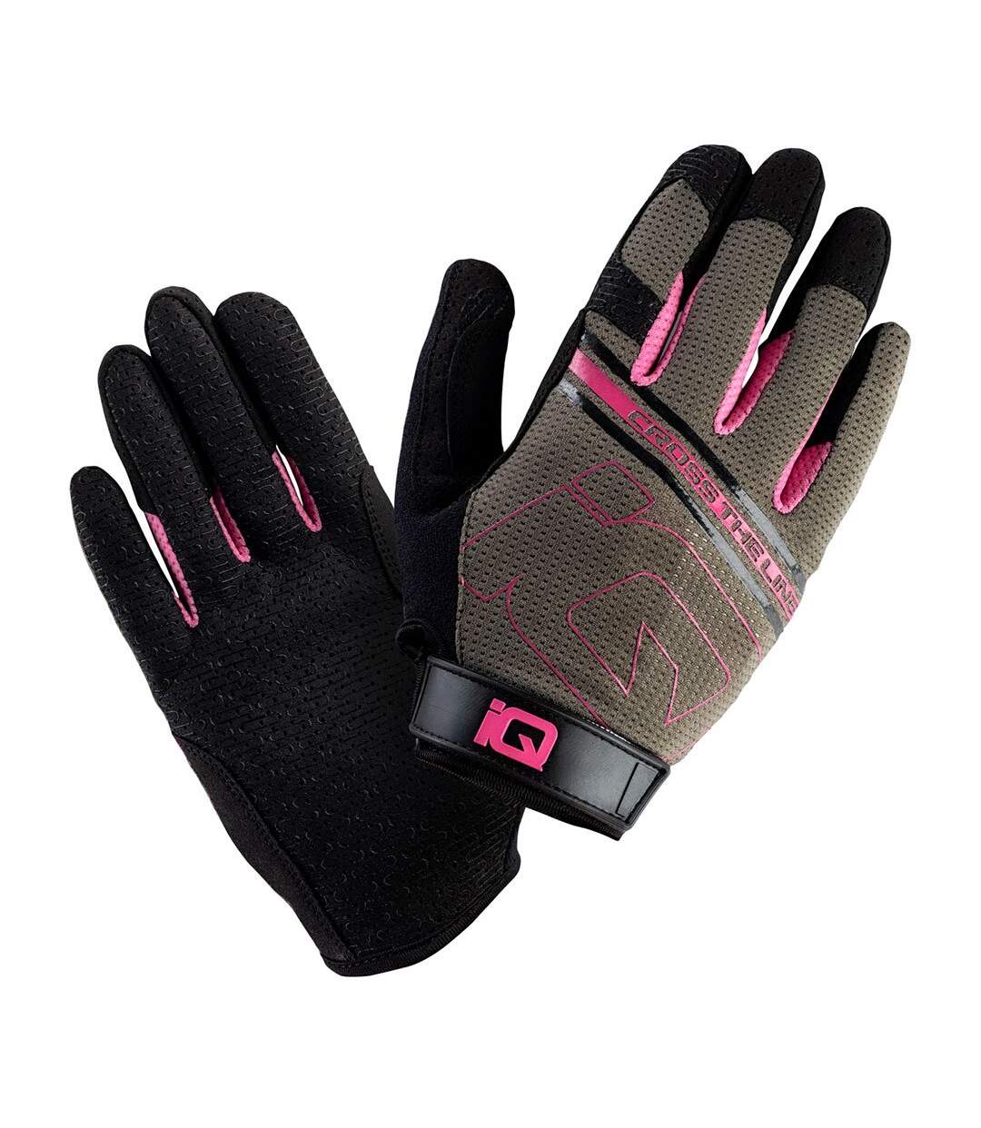 Gants Crossi Femme Kaki Rose Vif IQ-1