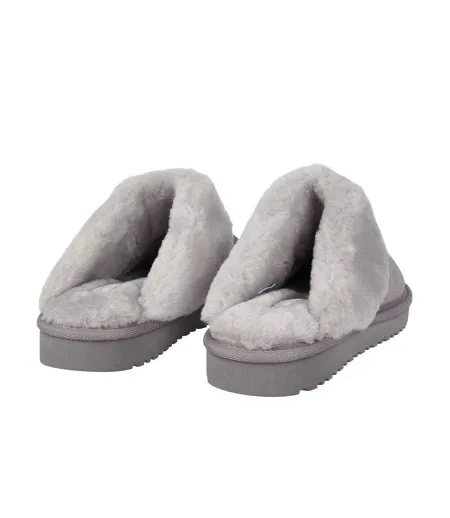 Chaussons Mules Femme Gris Jack Wills