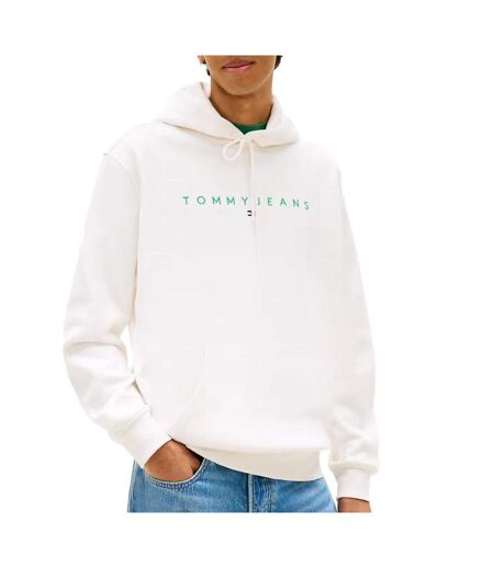 Sweat blanc homme tommy hilfiger washed dm0dm20746