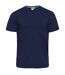 Duke Mens D555 Kingsize Signature-1 Cotton T-Shirt (Navy) - UTDC144-2