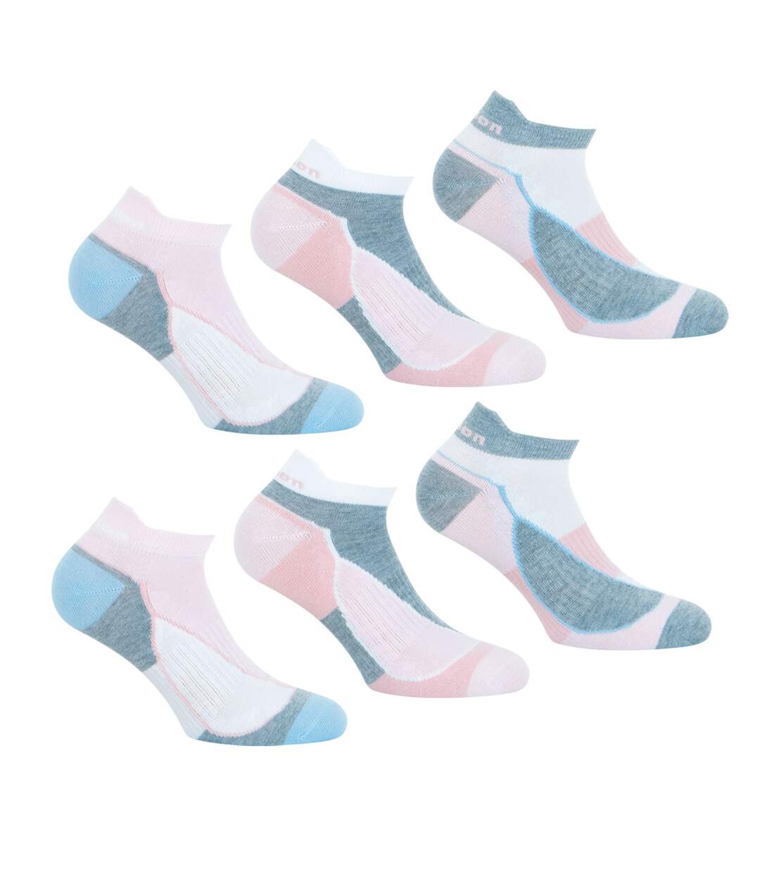 Lot de 6 paires de chaussettes basses femme Lifestyle Wilson