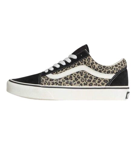 Chaussures À Roulettes Old Skool Femme Beige Noir Vans