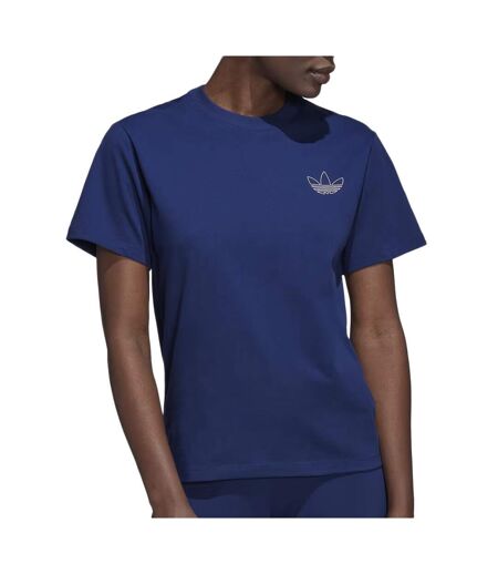 T-shirt Violet Femme Adidas 5176