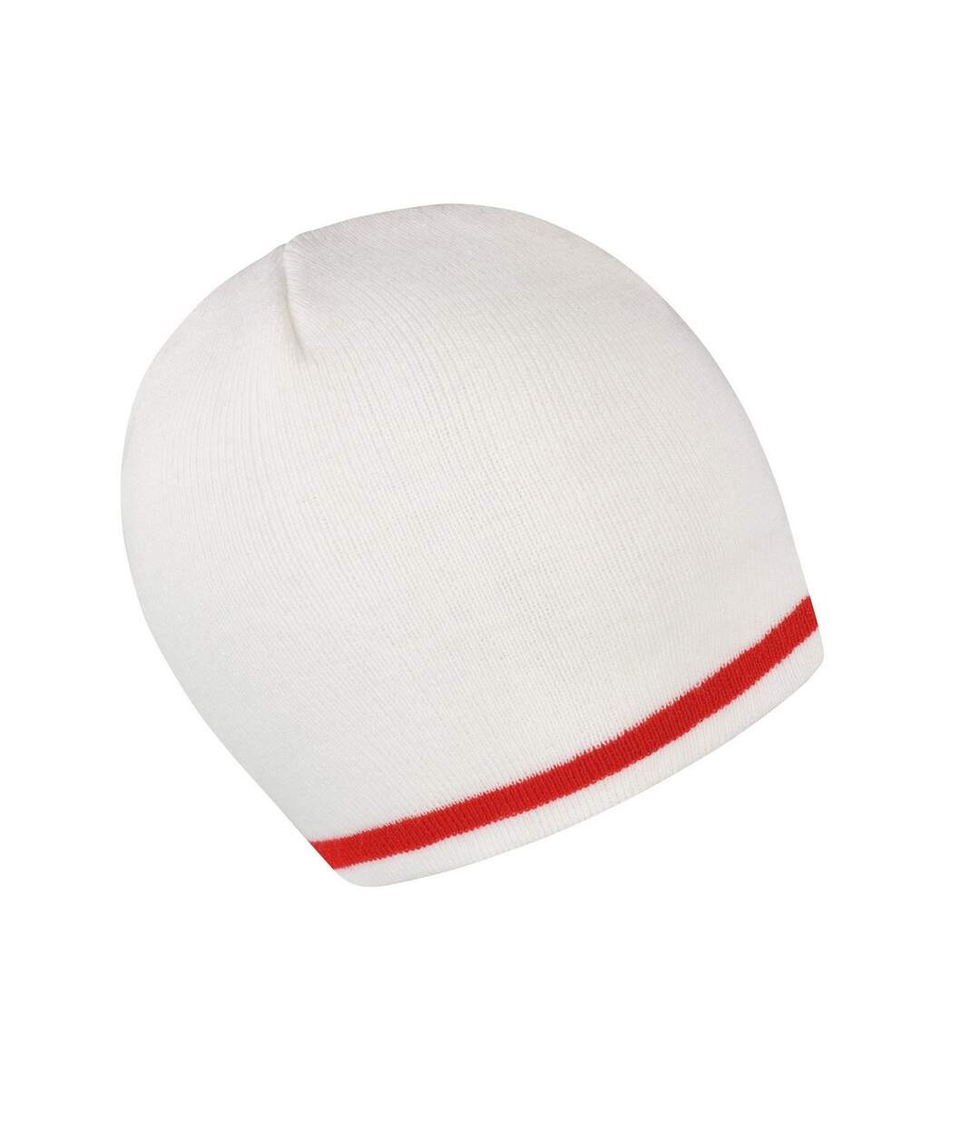 Bonnet National Adulte Blanc Rouge Result Winter Essentials-2