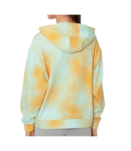 Sweat Zippé Bleu/Orange Femme Adidas Relaxed - 34