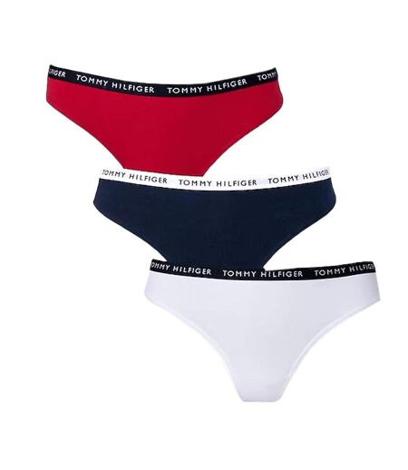 x3 Strings Rouge/Blanche Femme Tommy Hilfiger UW0UW02829 - XL