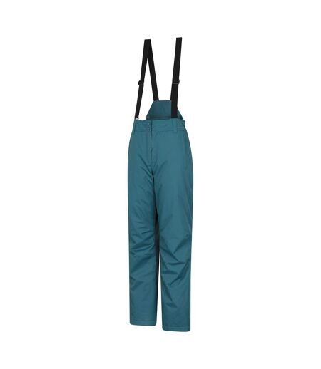 Womens/ladies Moon Ii Ski Trousers Teal Mountain Warehouse