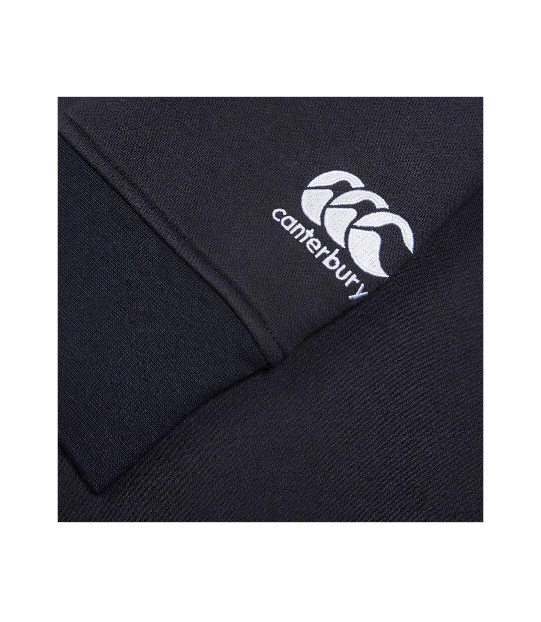 Mens Club Crew Neck Sweatshirt Black Canterbury-4