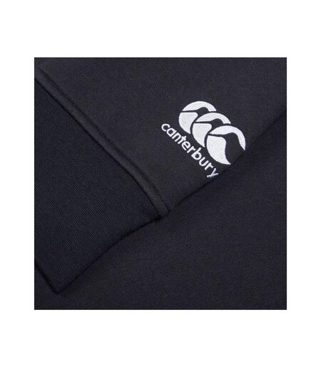 Mens Club Crew Neck Sweatshirt Black Canterbury
