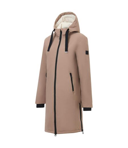 Womens/ladies Waterproof Insulated Jacket Mocha Light Vanilla Regatta