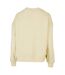 Sweat-shirt Surdimensionné À Col Ras Du Cou Womens/ladies Jaune Tendre Build Your Brand-2