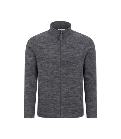 Mountain Warehouse Mens Snowdon II Full Zip Fleece Jacket (Dark Grey)