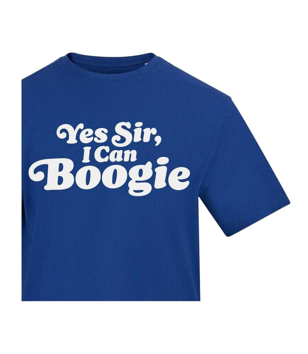 Mens Yes Sir, I Can Boogie T-shirt Blue AWD-3