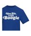 Mens Yes Sir, I Can Boogie T-shirt Blue AWD-3