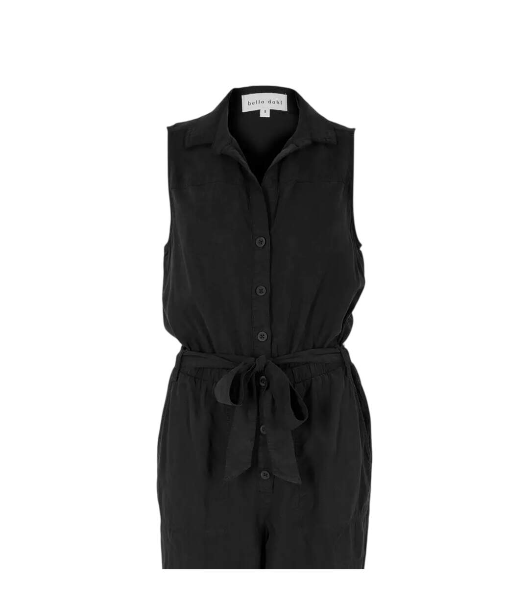 Combinaison Sans Manches Motif/style Uni Femme Vieux Noir Bella Dahl-3