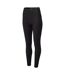 Womens/ladies Mally Logo Leggings Black Martes Essential-3