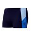 Mens Dive Splice Boxer Shorts Navy Blue Lagoon Blue Speedo-1